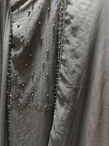 Elegant Black Abaya with Embellishments
