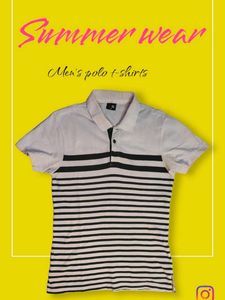 Striped Polo T-Shirt
