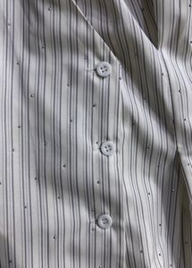 Classic Striped Button-Up Blouse
