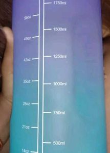 Gradient Water Bottle with Handle