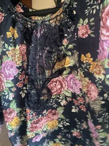 Floral Print Comfortable Palazzos