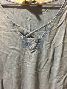 Cherokee Soft Cotton Denim Dress