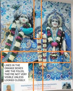 RADHA KRISHNA HARD LAMINATED PHOTO XL