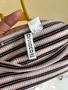 Striped Cropped Top