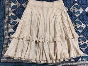 Tiered Knit Skirt