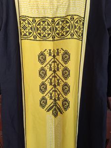 Black Kurta In 4XL Size