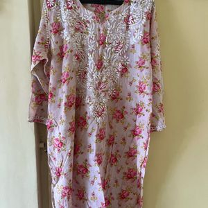 Floral Print Kurta