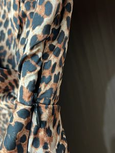 New tag Madame brand Chic Leopard Print Wrap Dress