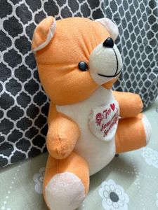 Cute Orange Teddy Bear Plush