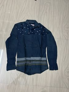 Stylish Patterned Button-Down Shirt