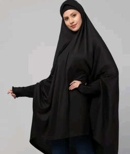 Black jersey Khimar