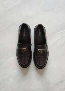Designer Brown Leather Loafers