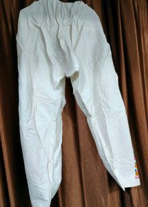 Embroidered Cream Salwar