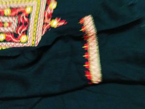 Beautiful Green Saree with Embroidery
