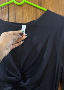 cutout Bodycon black dress