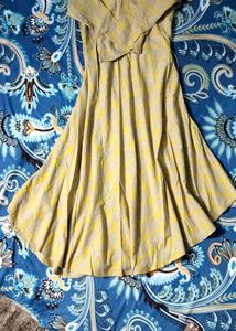 ETHNIC YELLOW KURTI 💛