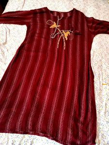 new silk saree with kurti set