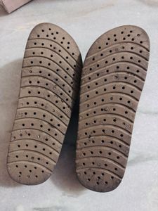 Wedged Embellished Slide Sandals