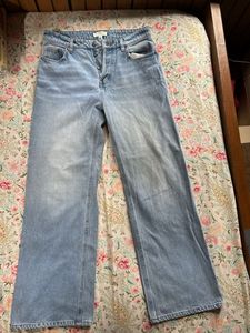 Light Wash Wide Leg Jeans