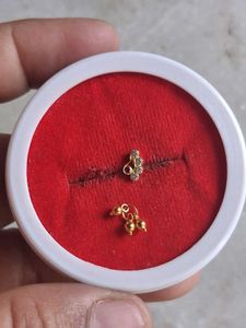 Elegant Gold Nose Pin