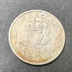 1911 Medal King And Queen Rare