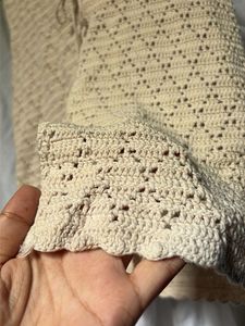 Crocheted Lace Vest
