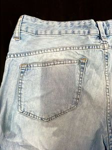 Light Wash Denim Shorts