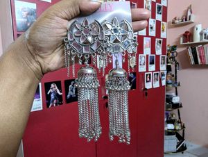 🪞✨Jhumka Earrings with Mirror work 🪞✨