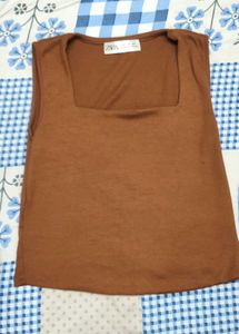 Brown Zara Tank Top