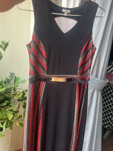 AND Full Length Dress With Slit Size Medium