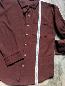 Women's Brown Corduroy Shirt | Relaxed Fit