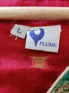 Sale brand new Plume anarkali zari woven upto XXL