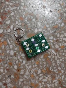 Sparkling Green Diary Keychain