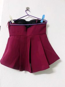 Zara Elegant Strapless Peplum tops
