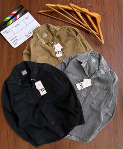 Original brand 🤫🤫😲 Men's Grey Washed Shirt