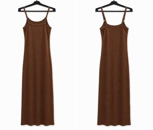 Stylish Brown Maxi Dress
