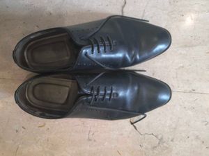 Classic Black Leather Oxford Shoes