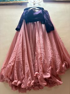 Beautiful Peach Lehenga choli