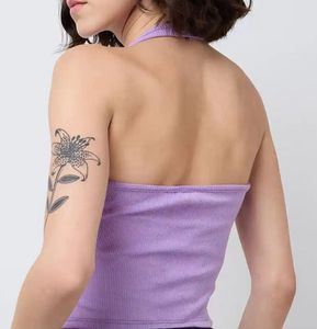 💜Lavender Halter Neck Top