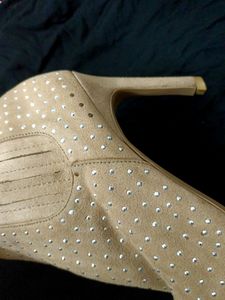 Pencil Boots (Silver Diamond)