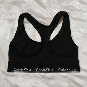Calvin Klein Black Sports Bra panty set