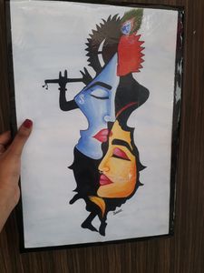 Handpainted Laminated Wall Painting