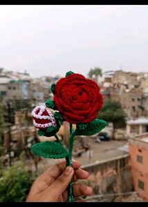 Crochet Rose Flower