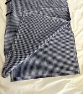 ✨SALE✨Blue Gingham Mandarin Collar dress