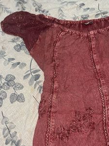 Bohemian Off-Shoulder Maxi Dress