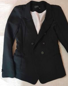 Black Double Breasted Blazer