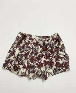floral cotton pants shorts