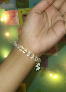 Panda Charm Beaded Bracelet 🫧