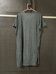 Women’s Queen Printed Cotton Nighty | Grey | Used
