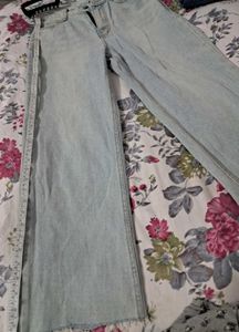 Korean Light Wash Denim Jeans